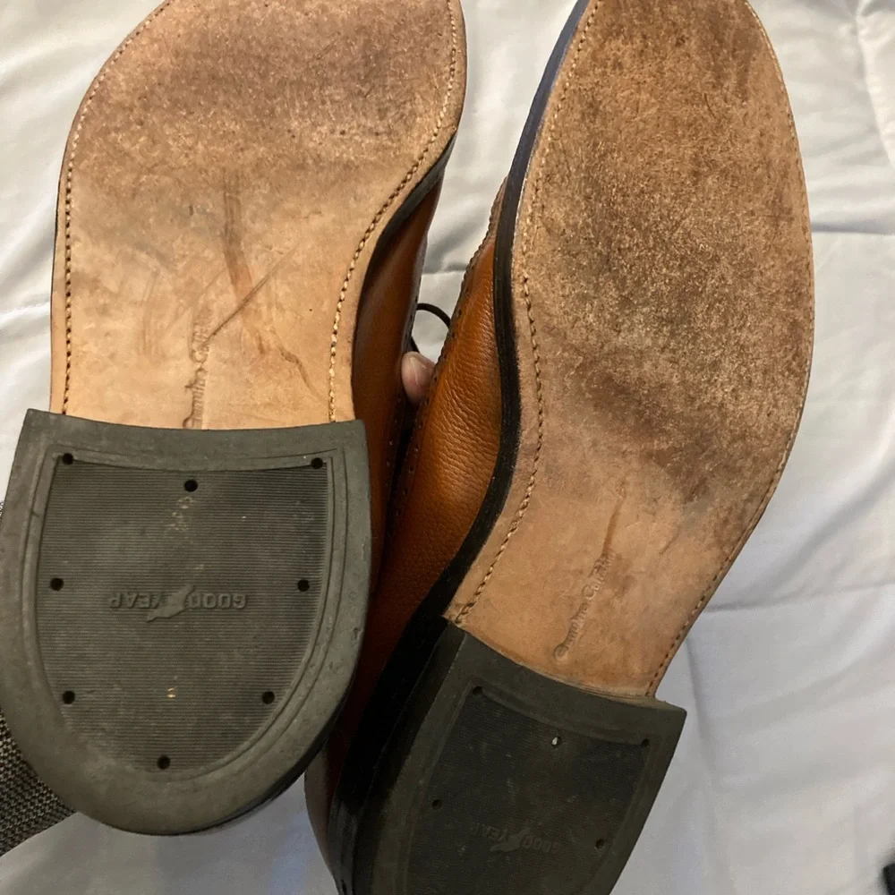 Hanover Wing Tip Shoes Size 10 Ex Cond - Picture 9 of 13